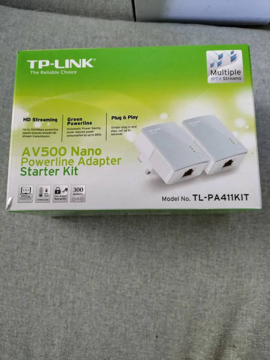 TP -Link AV500 Nano Powerline Adapter x 4 - Image 2