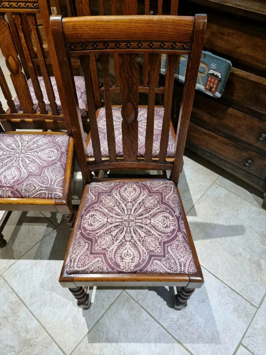 Antique Oak Dinning Chairs x 4...€320 - Image 2