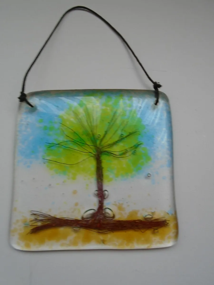 Suncatcher, Home decor, Fused glass - Image 1