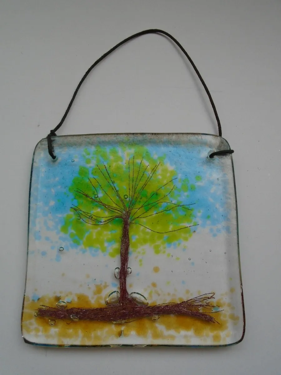 Suncatcher, Home decor, Fused glass - Image 3