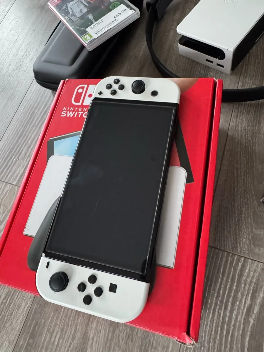 Nintendo Switch OLED (White) - Image 2