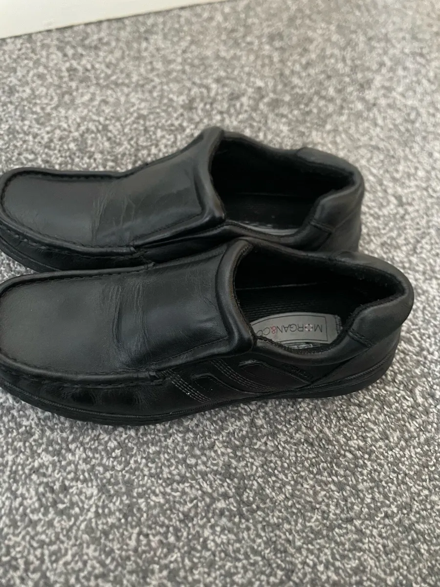 Morgan & Co Black Leather Slip On Shoes - Image 4