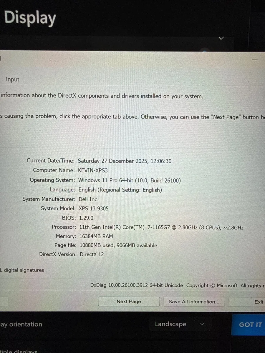 Dell XPS 13 9305 Laptop (i7, 16GB RAM, 4K screen) - Image 4