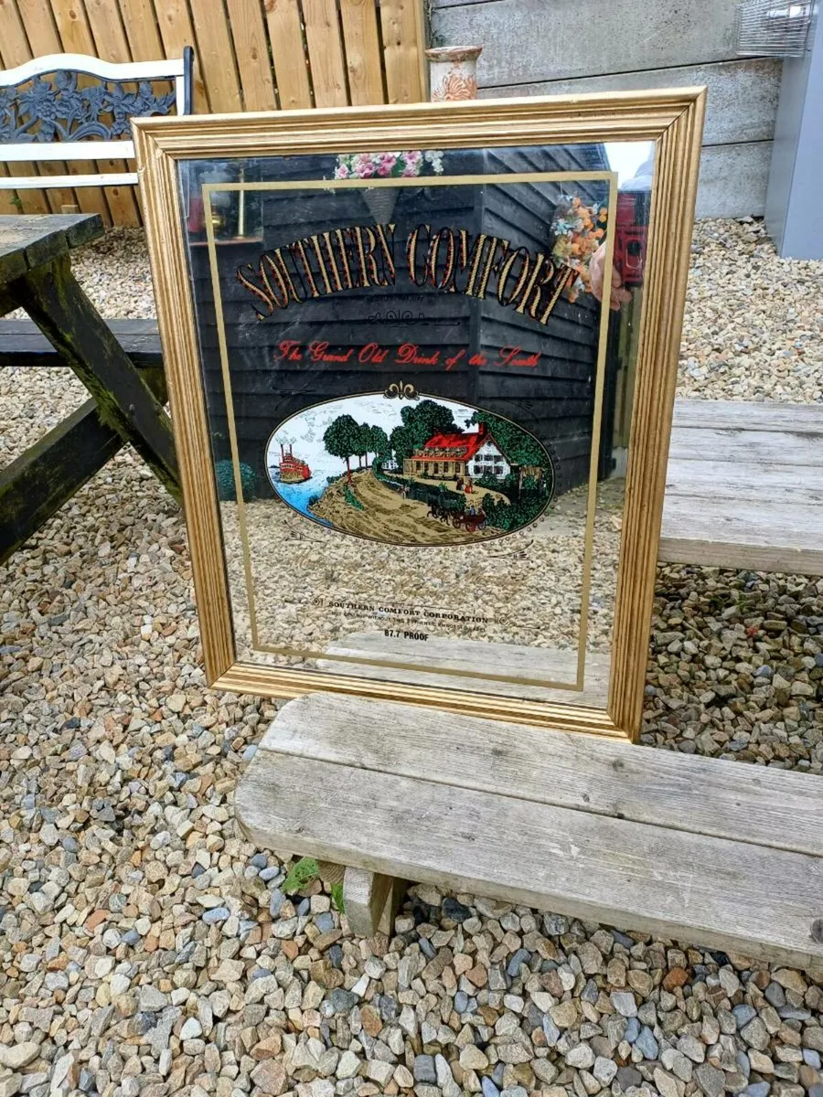 1960/70s Southern Comfort Advertising Mirror - Image 3