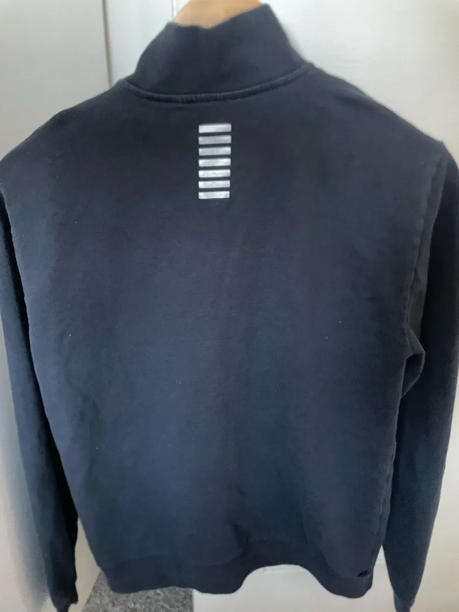 EA7 Emporio Armani Navy Tracksuit Top - Image 4