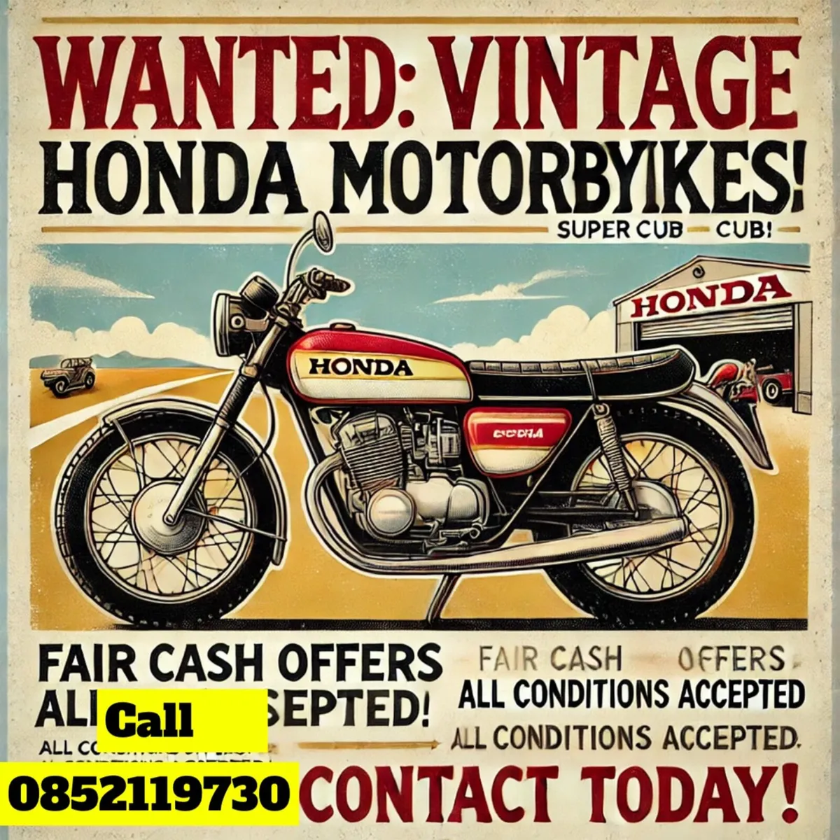 Hondas W&NTED any condition 🏍️🌟 - Image 4