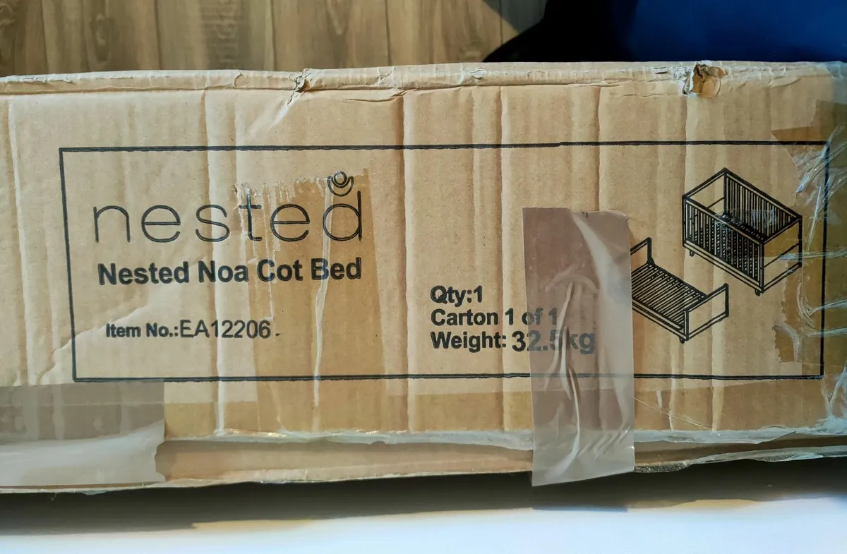 Nested Noa Wooden Cot bed - Image 4