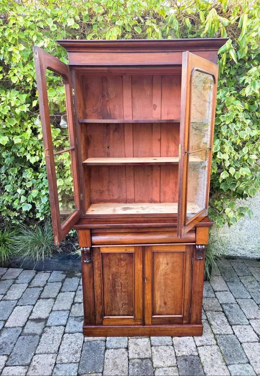 Victorian Display Bookcase- Circa 1870 - Image 3