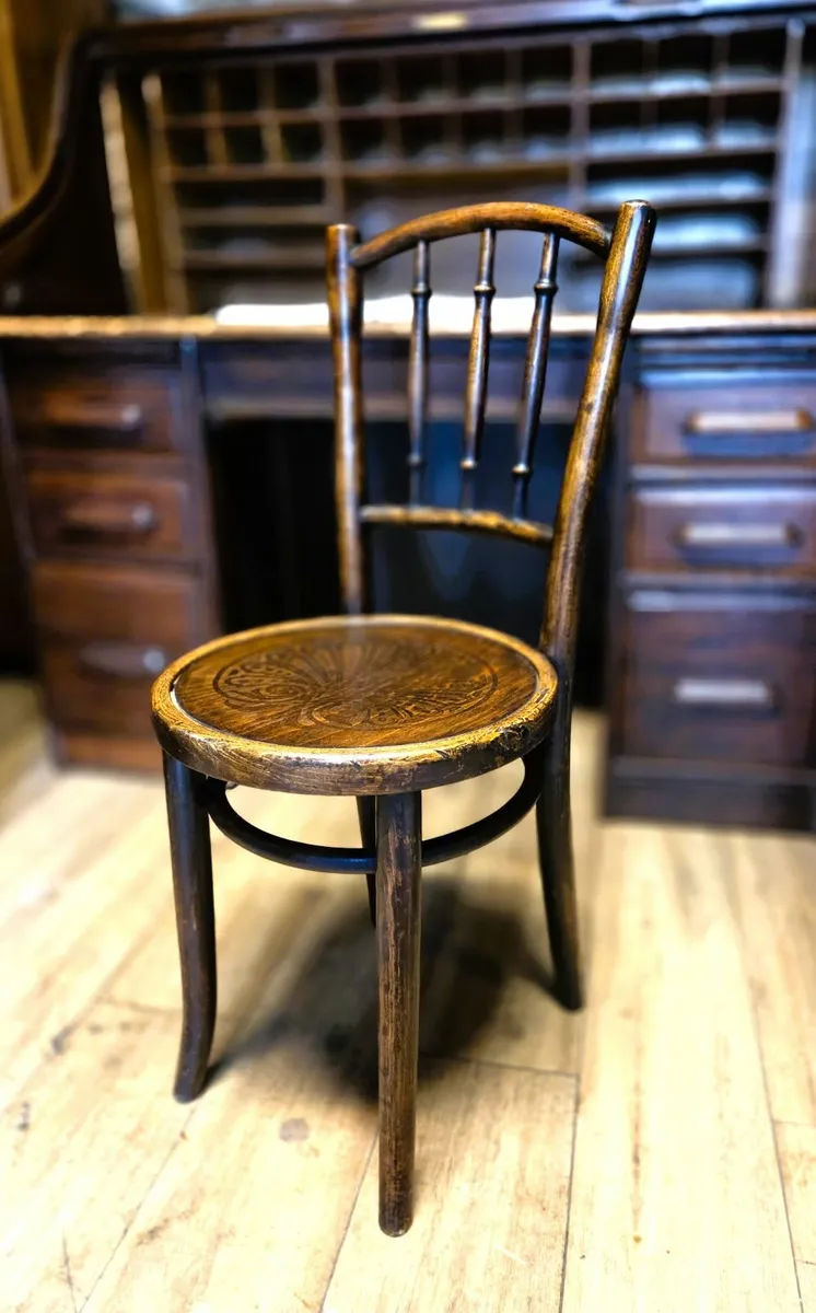 Vintage Bentwood Chair by Thonet- Circa 1920s - Image 3