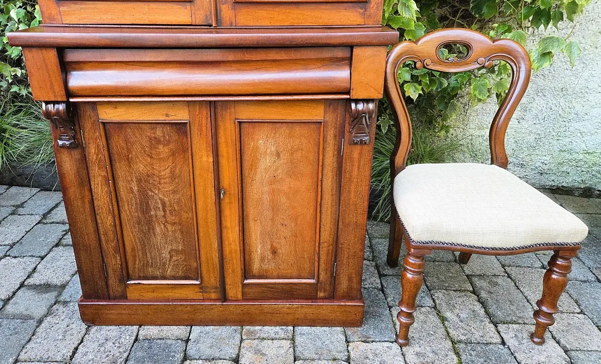 Victorian Display Bookcase- Circa 1870 - Image 4