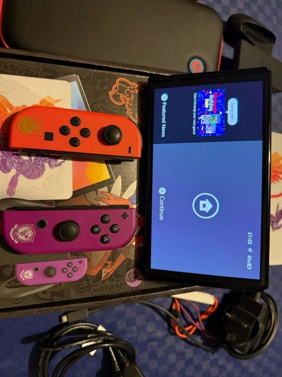 Switch Oled Pokemon Edition Console - Image 2