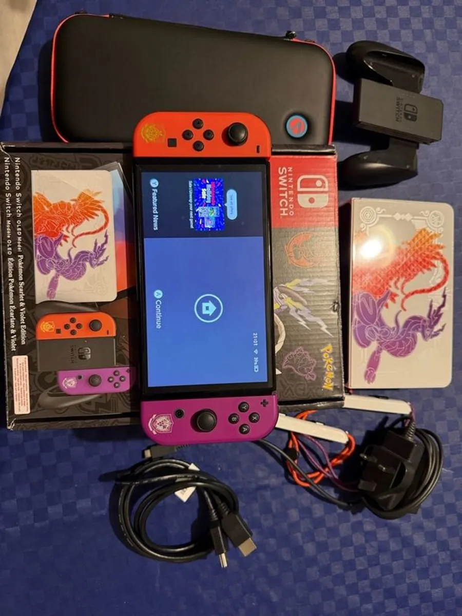 Switch Oled Pokemon Edition Console - Image 3