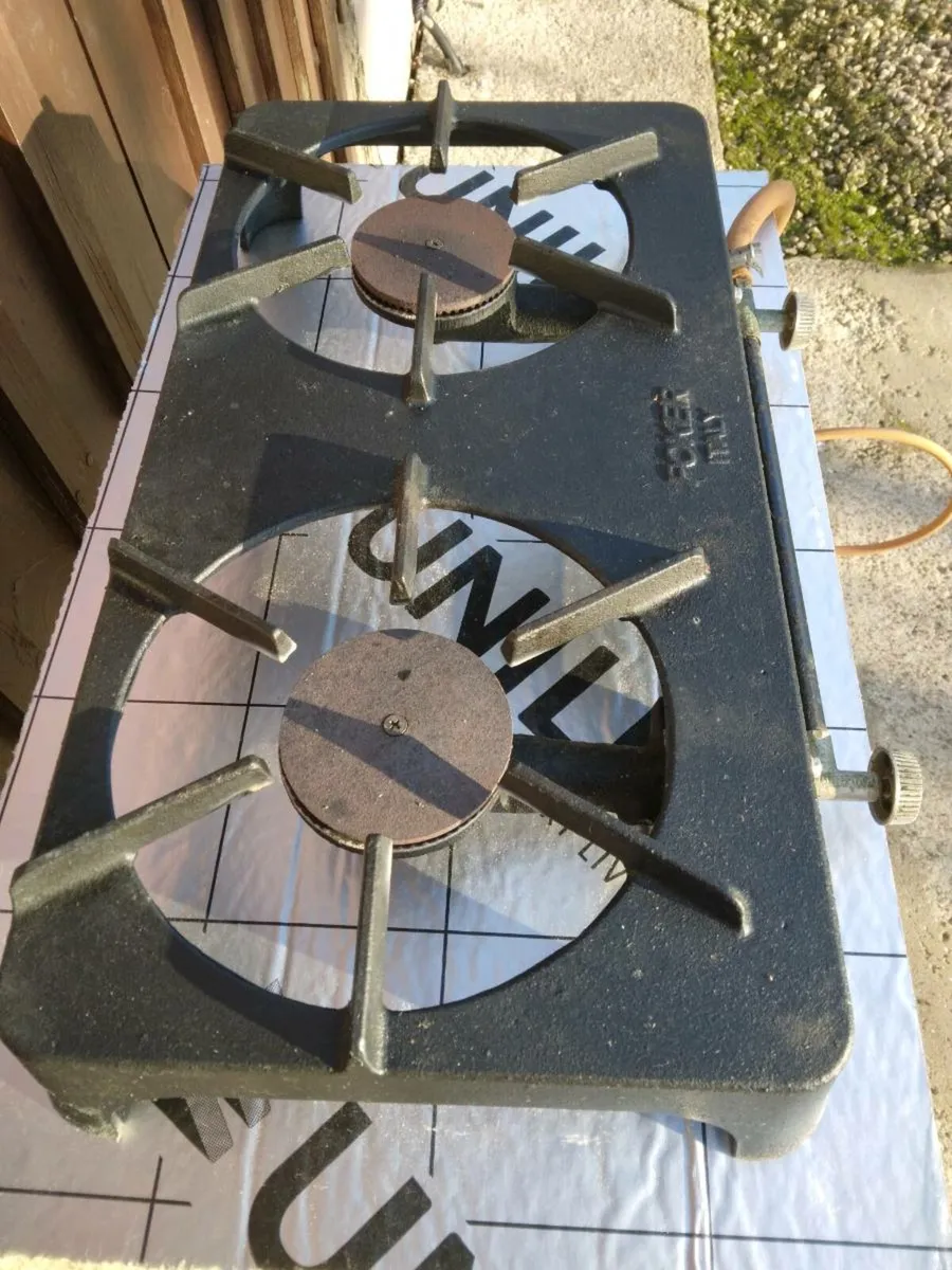 Foker Cast Iron Double Gas Burner - Image 3