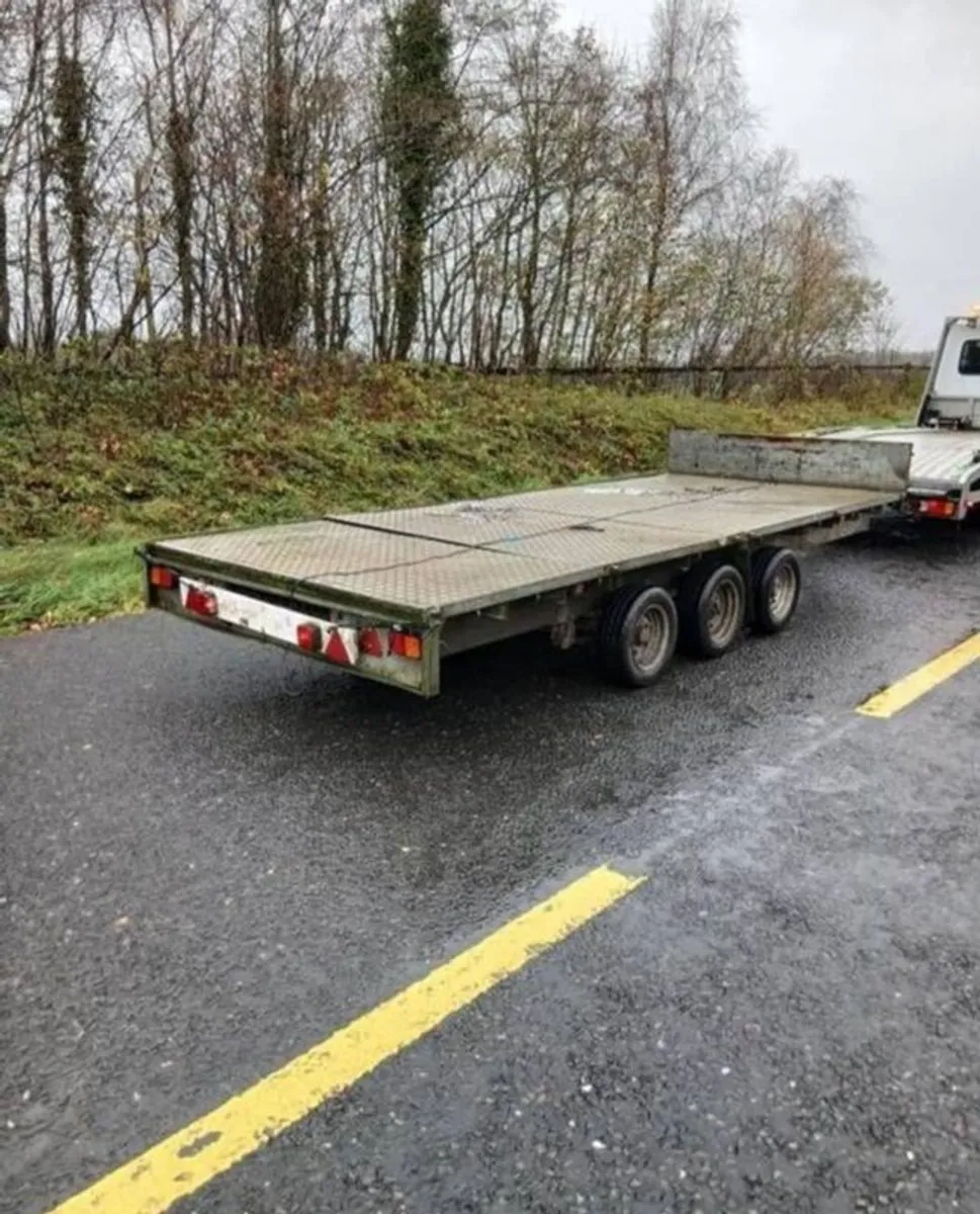 Ifor Williams 16ft6 Tri Axle Flat Bed Trailer - Image 2