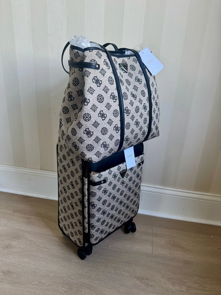 Brand NEW Guess Spinner Suit Case & Tote - Image 1