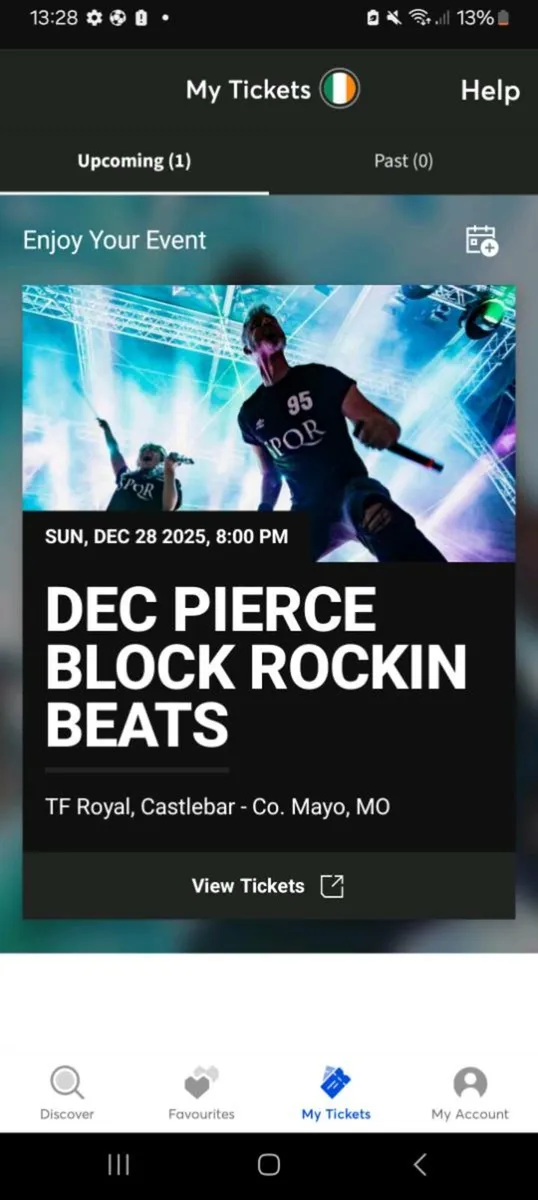 2x Tickets-Dec Pearse Block Rockin Beats