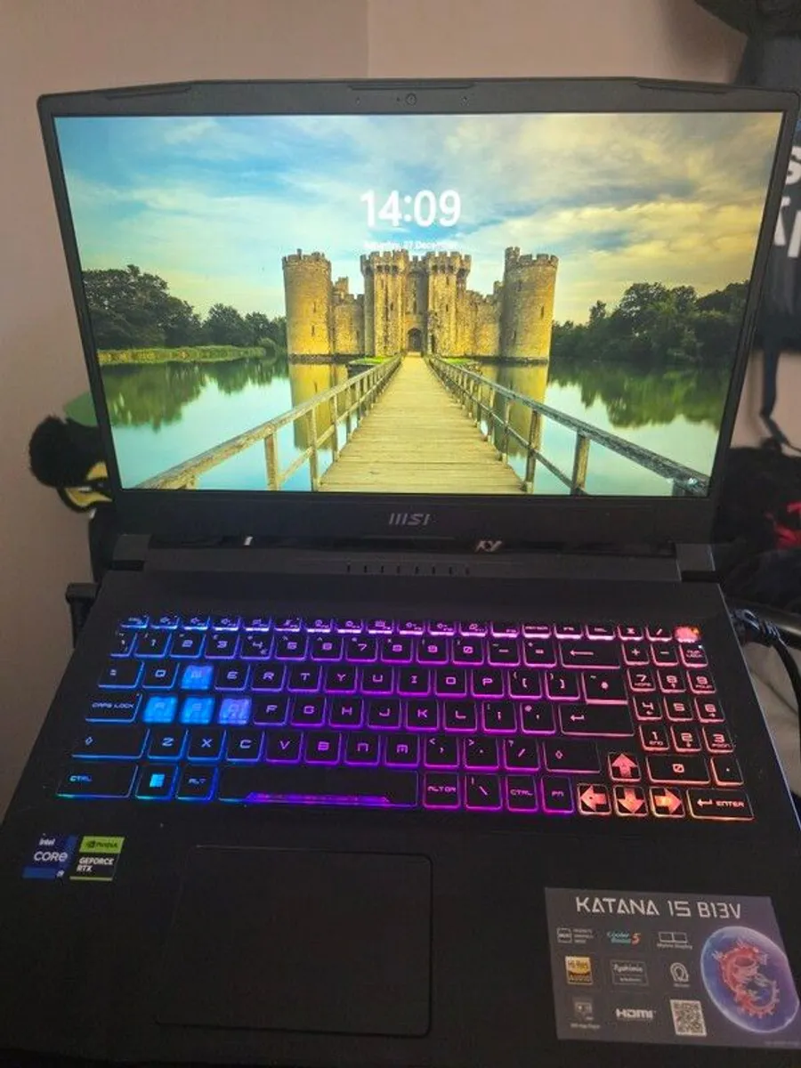 Msi Katana 15 B13vgk/i9-13900h/16gb Ram/1tb Ssd/rtx 4070/15" 144hz/w11/b - Image 1