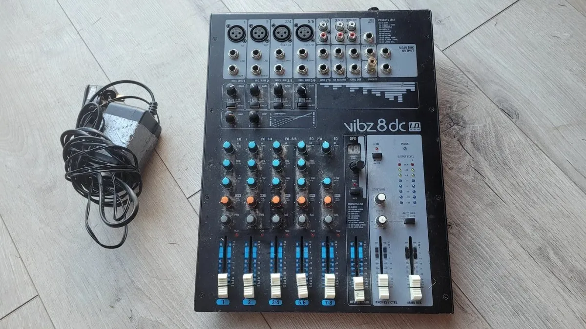 LD Systems VIBZ-8DC 8 Channel Mixer - Image 1