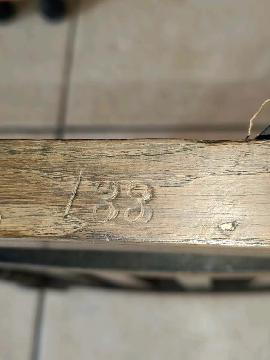 Antique dinings chairs - Image 2