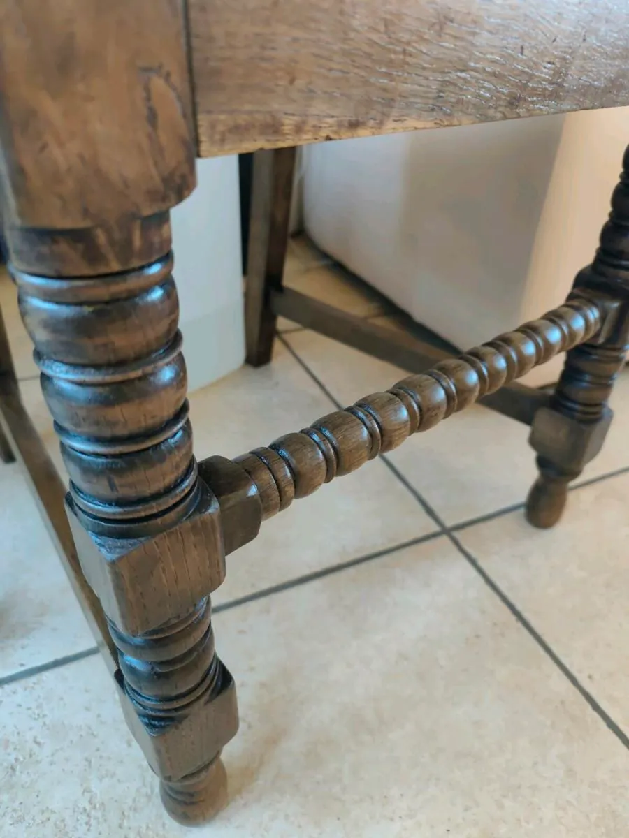 Antique dinings chairs - Image 4