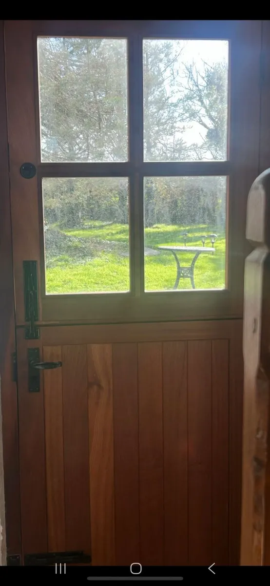 Irish Made Solid Hardwood Cottage Half Doors - Image 4