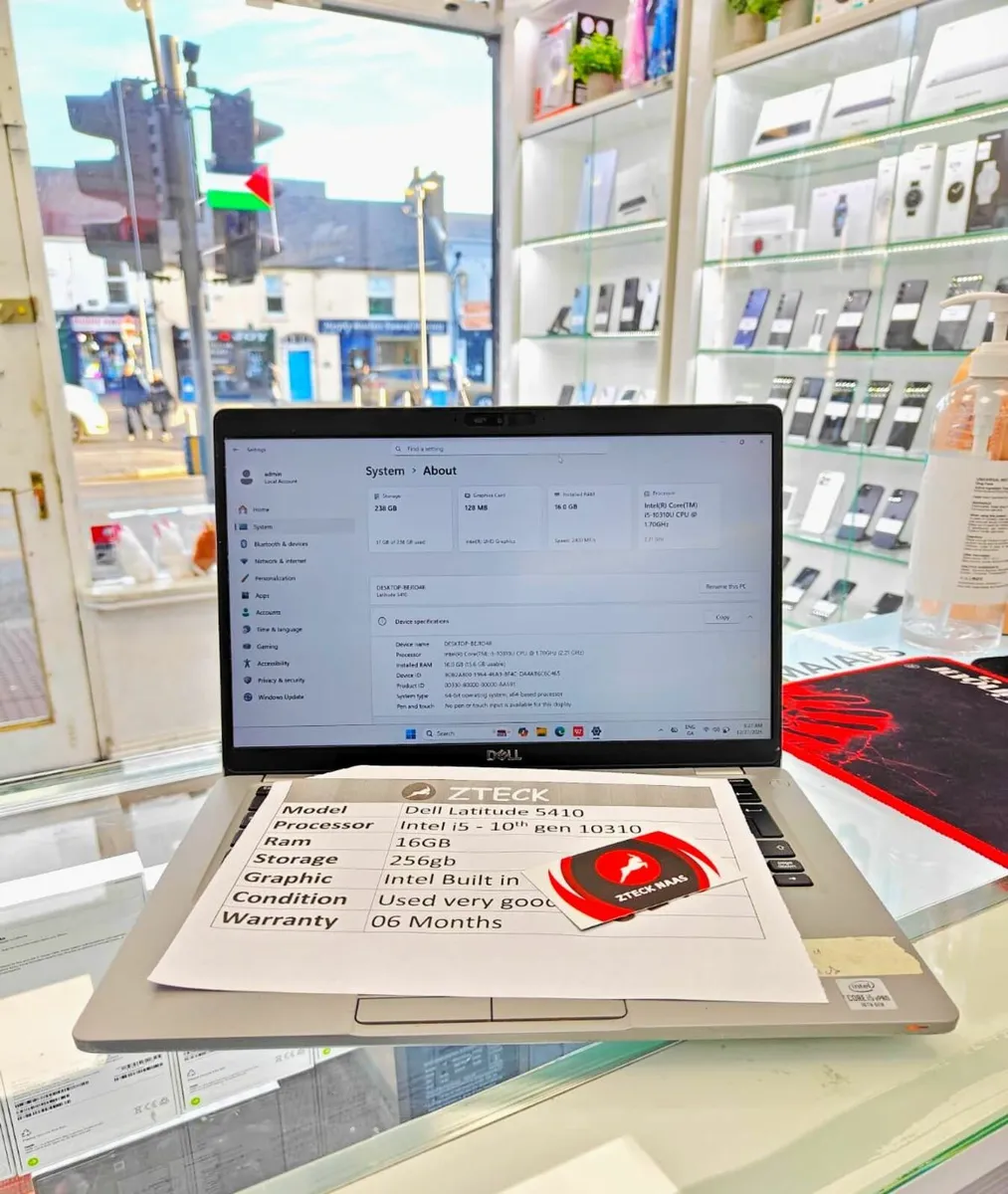 Dell Lattitude 5410 | i5-1031g1 10th gen | 16 gb r