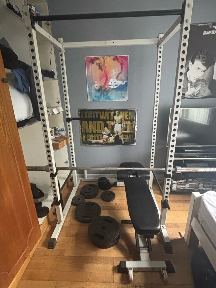 Olympic Bench and Squat Power Rack - Image 1