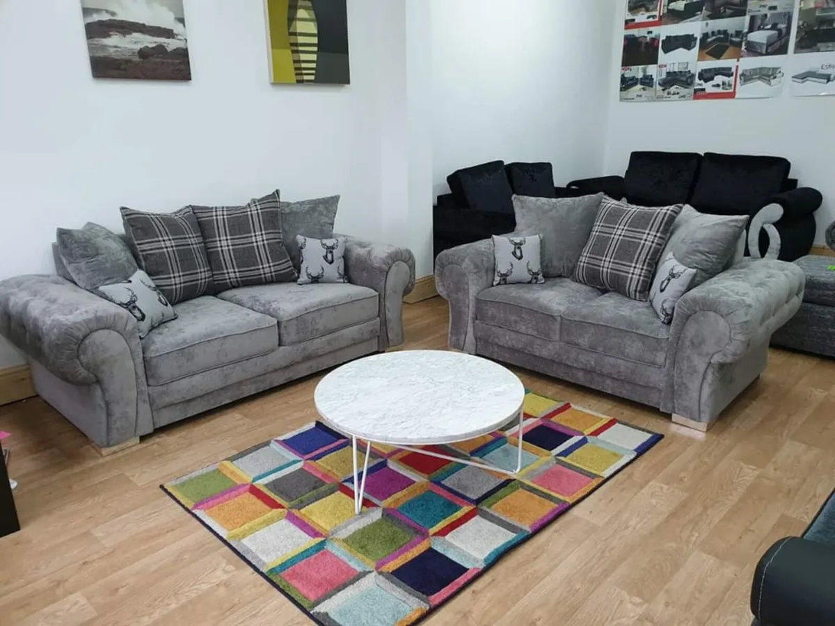 "Lovely Verona 3/2 Nd Corner Sofas" - Image 2