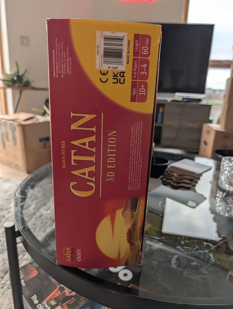 Catan 3D Edition (2021) - Played Once - Like New - Image 2