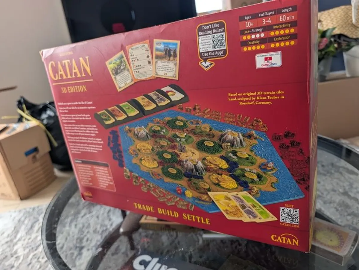 Catan 3D Edition (2021) - Played Once - Like New - Image 3
