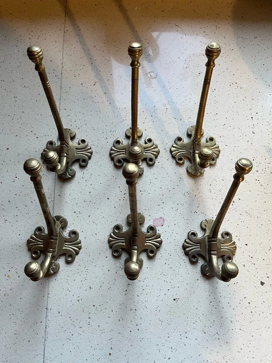 Brass Coat Hangers - Image 1