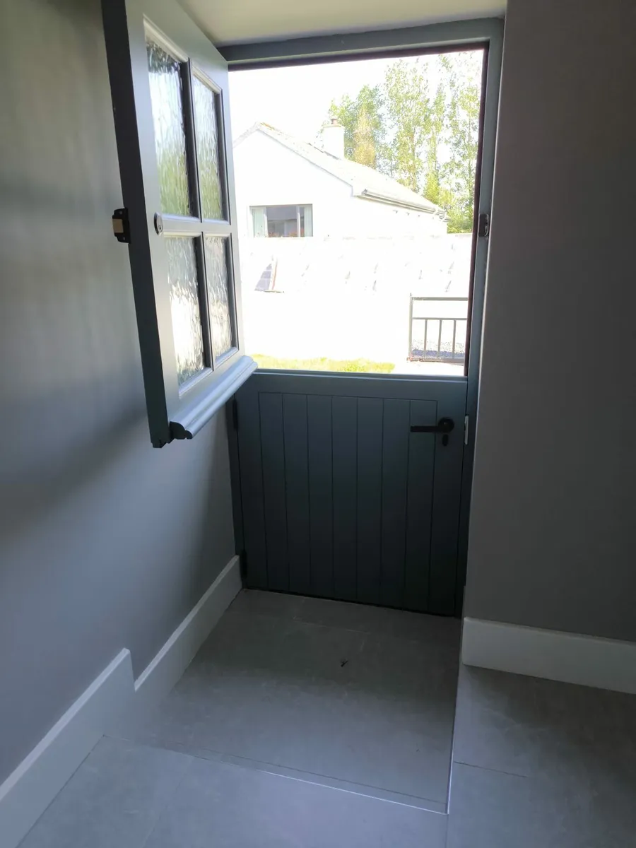 Irish Made Solid Hardwood Cottage Half Doors - Image 1