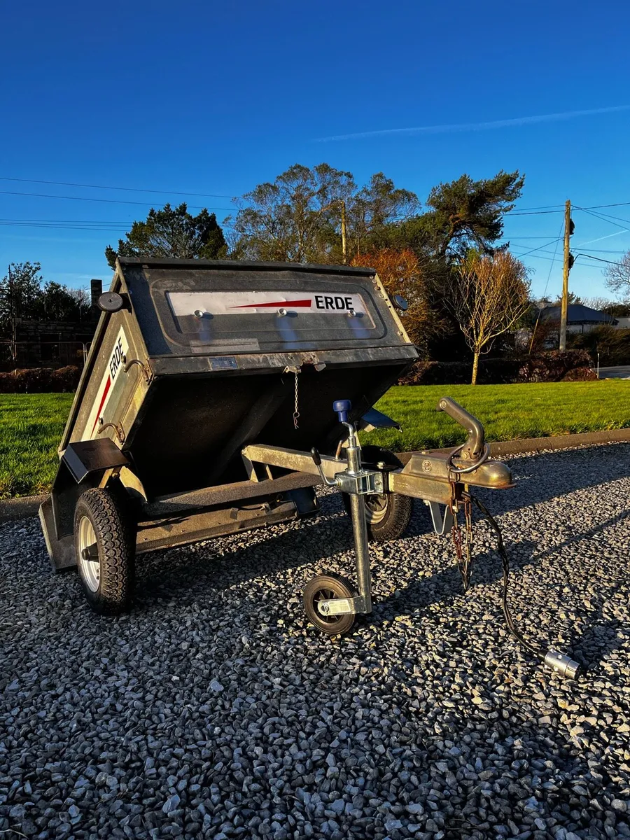 Erde 102 Galvanised Tipping Trailer - Image 4