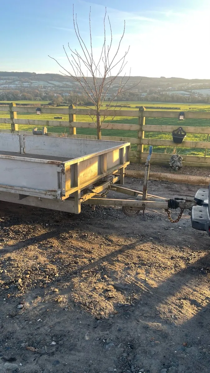 Double axle Ifor Williams flatbed trailer - Image 2