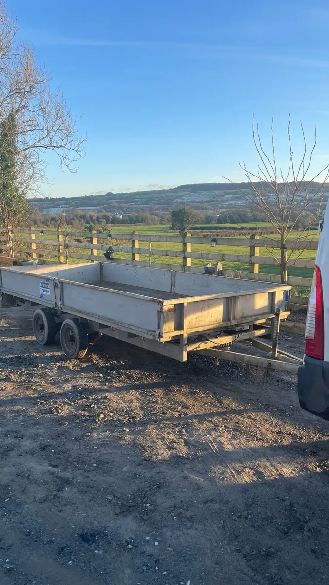 Double axle Ifor Williams flatbed trailer - Image 4