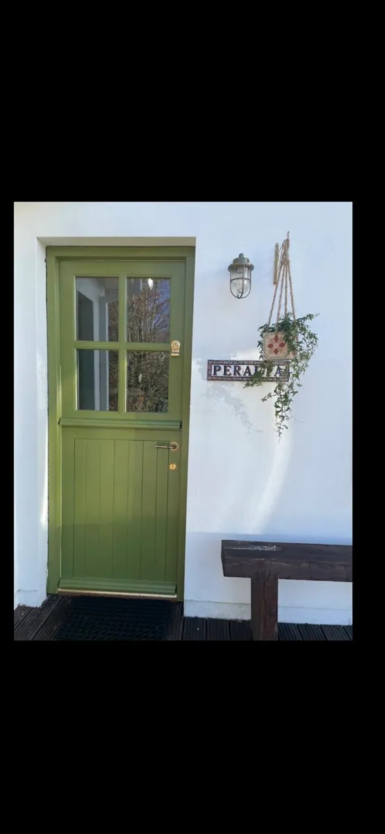 Irish Made Solid Hardwood Cottage Half Doors - Image 4