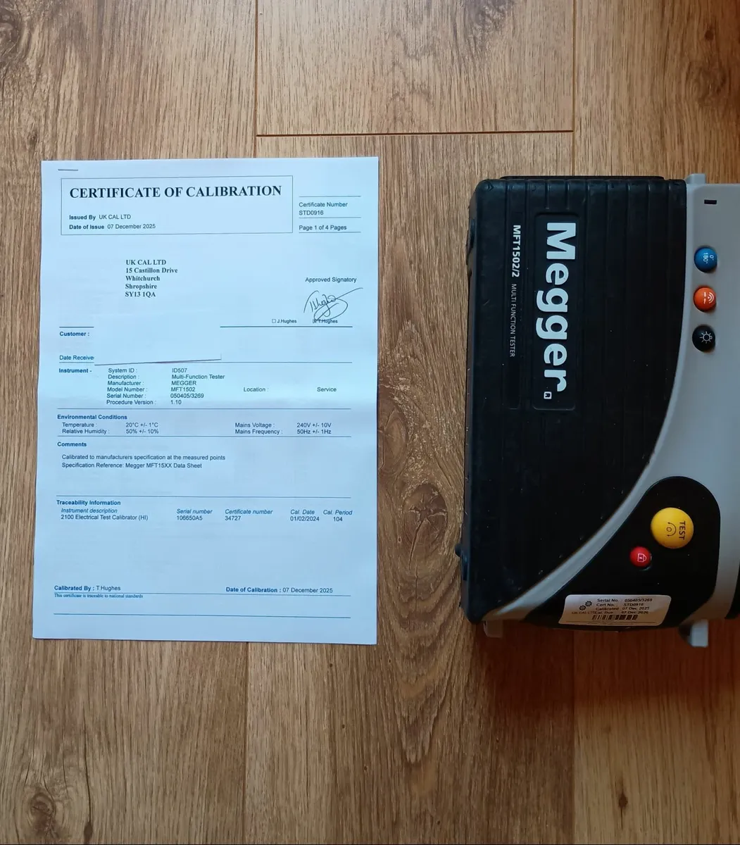 Megger Tester MTF 1502/2 - Image 2