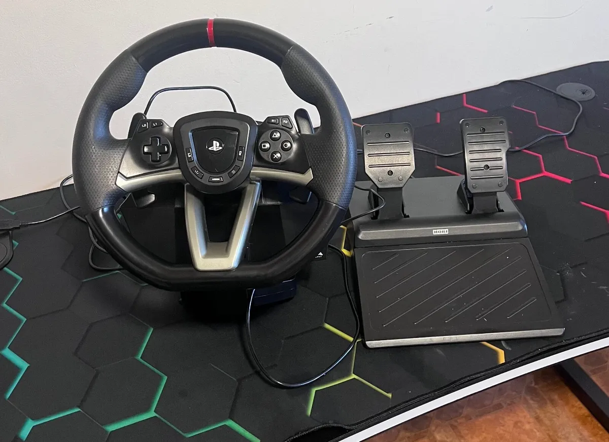 PlayStation Steering  Wheel Hori Apex Racing - Image 1