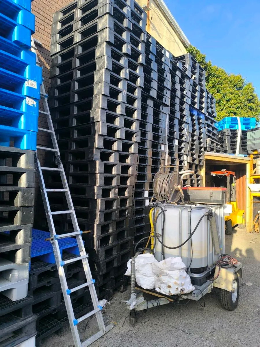 Large amount of plastic pallets - Image 3