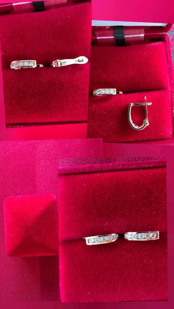 Children's gold earrings - Image 1