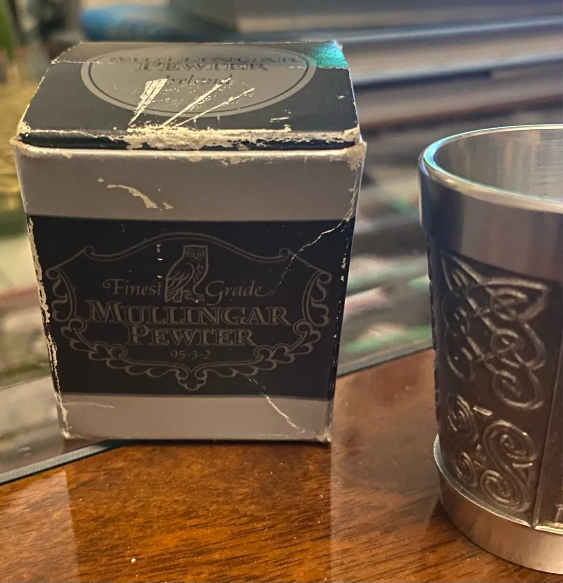 Mullingar Pewter Celtic Whisky Shot Measure - Image 2