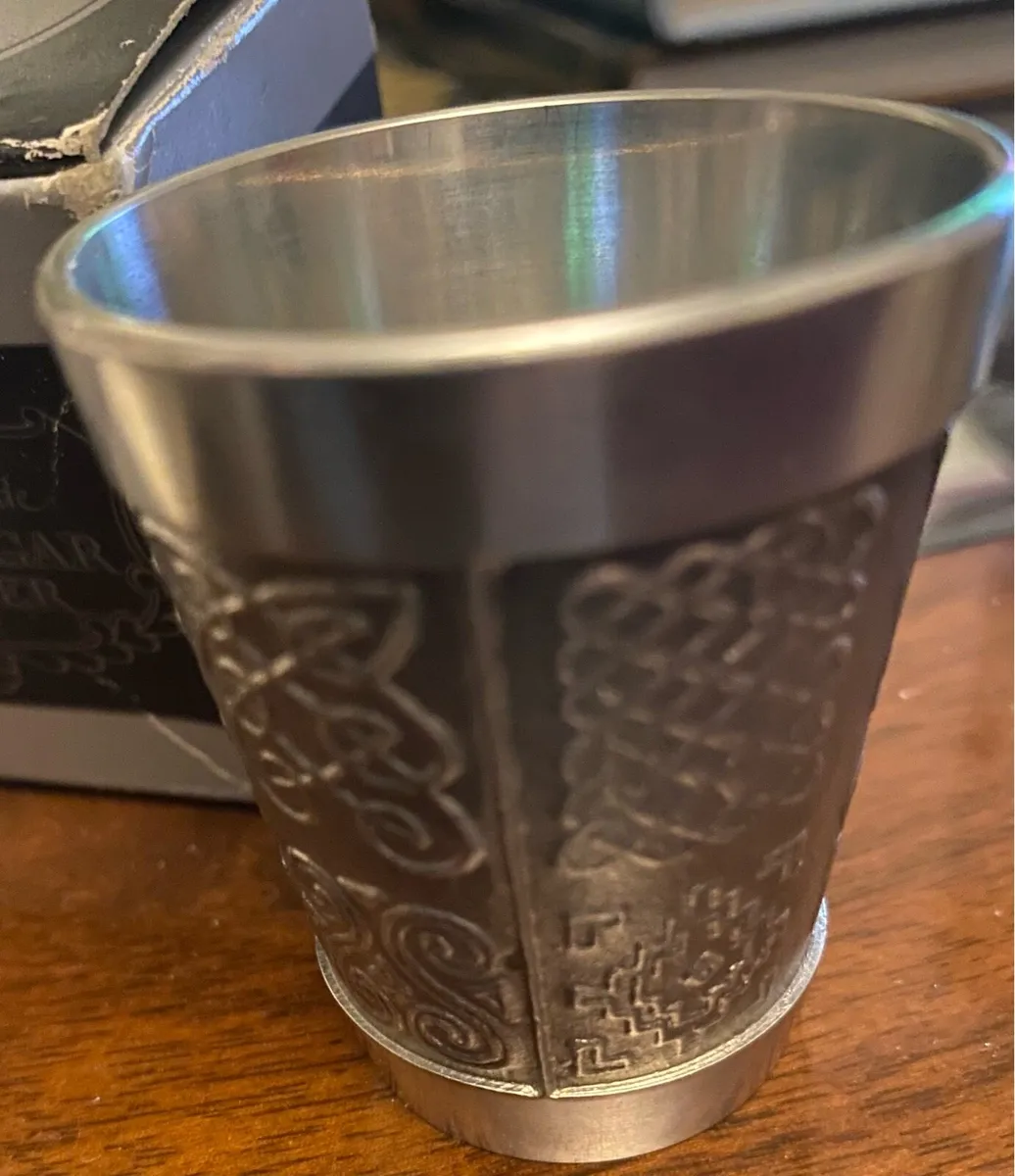 Mullingar Pewter Celtic Whisky Shot Measure - Image 4