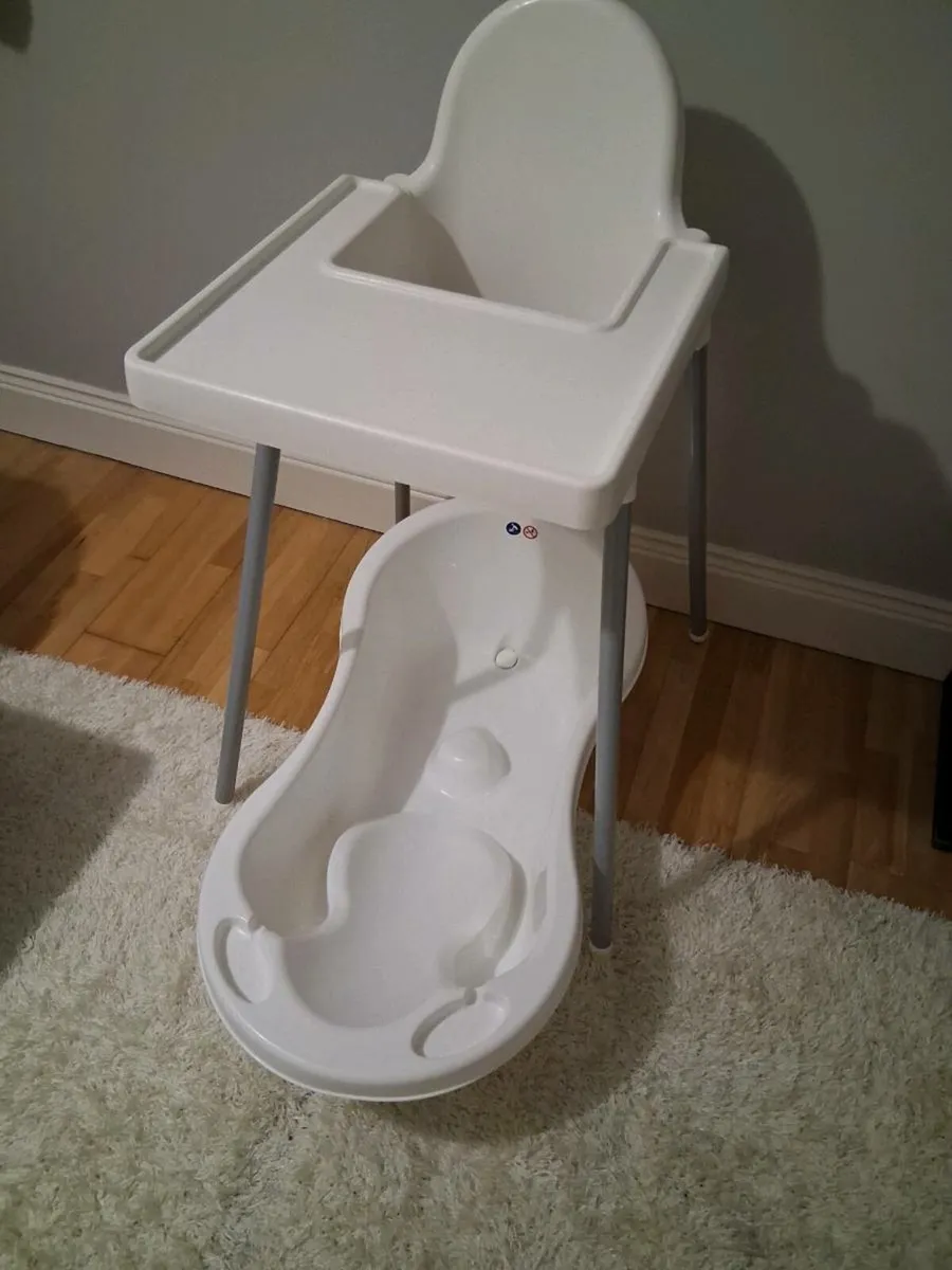 Brand New Babylo Bathtub Plus IKEA High Chair - Image 2