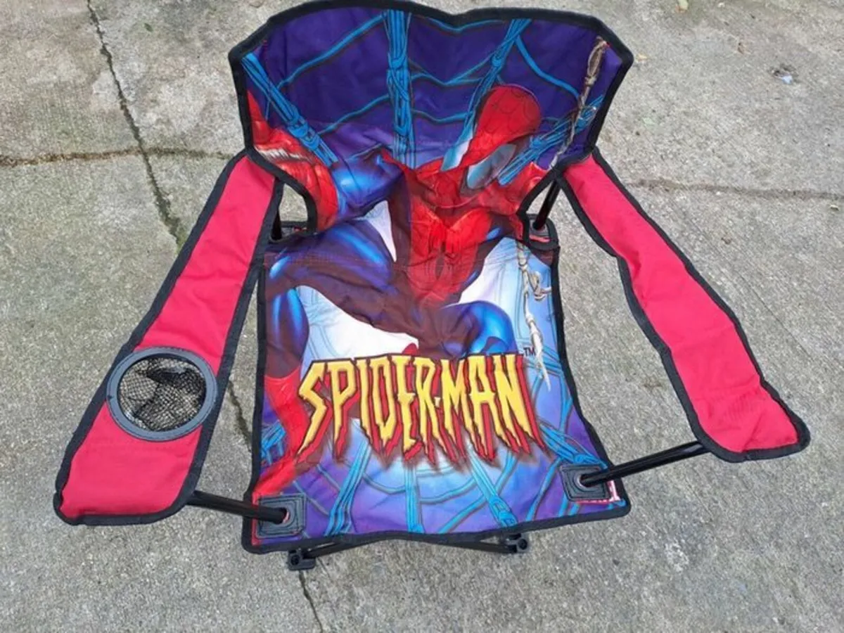 Spiderman Kids fold up chair - Image 1