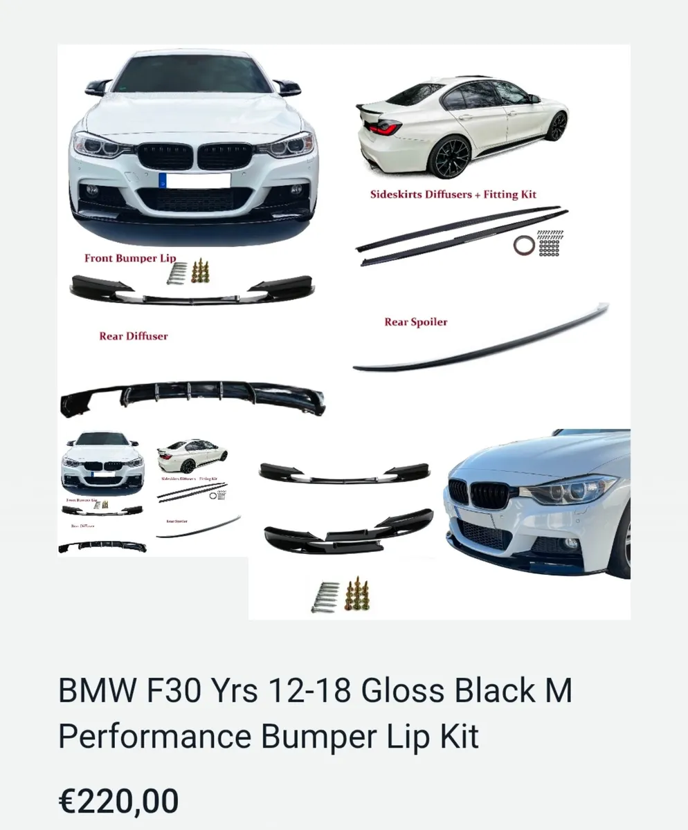 BMW F30 M Performance Bodykit
