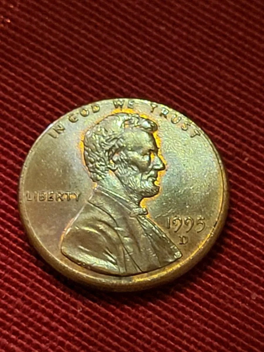 1995D LINCOLN CENT ERROR COIN - Image 1