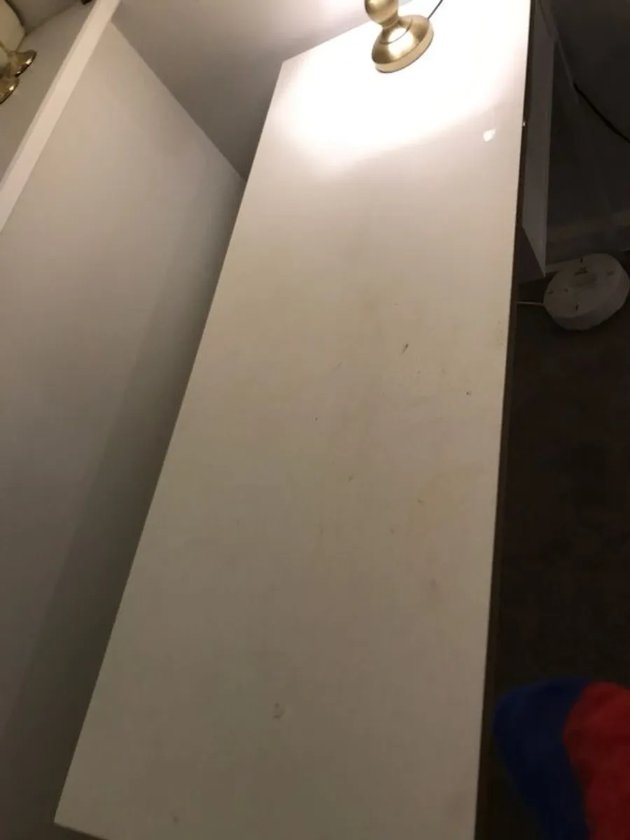 White Dressing Table / Desk with drawer - Image 3