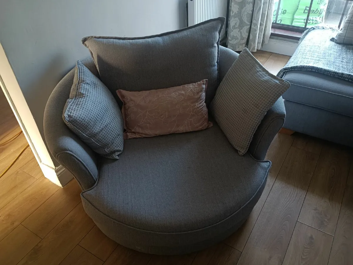 DFS sofa/Couch and cuddle chair - Image 1