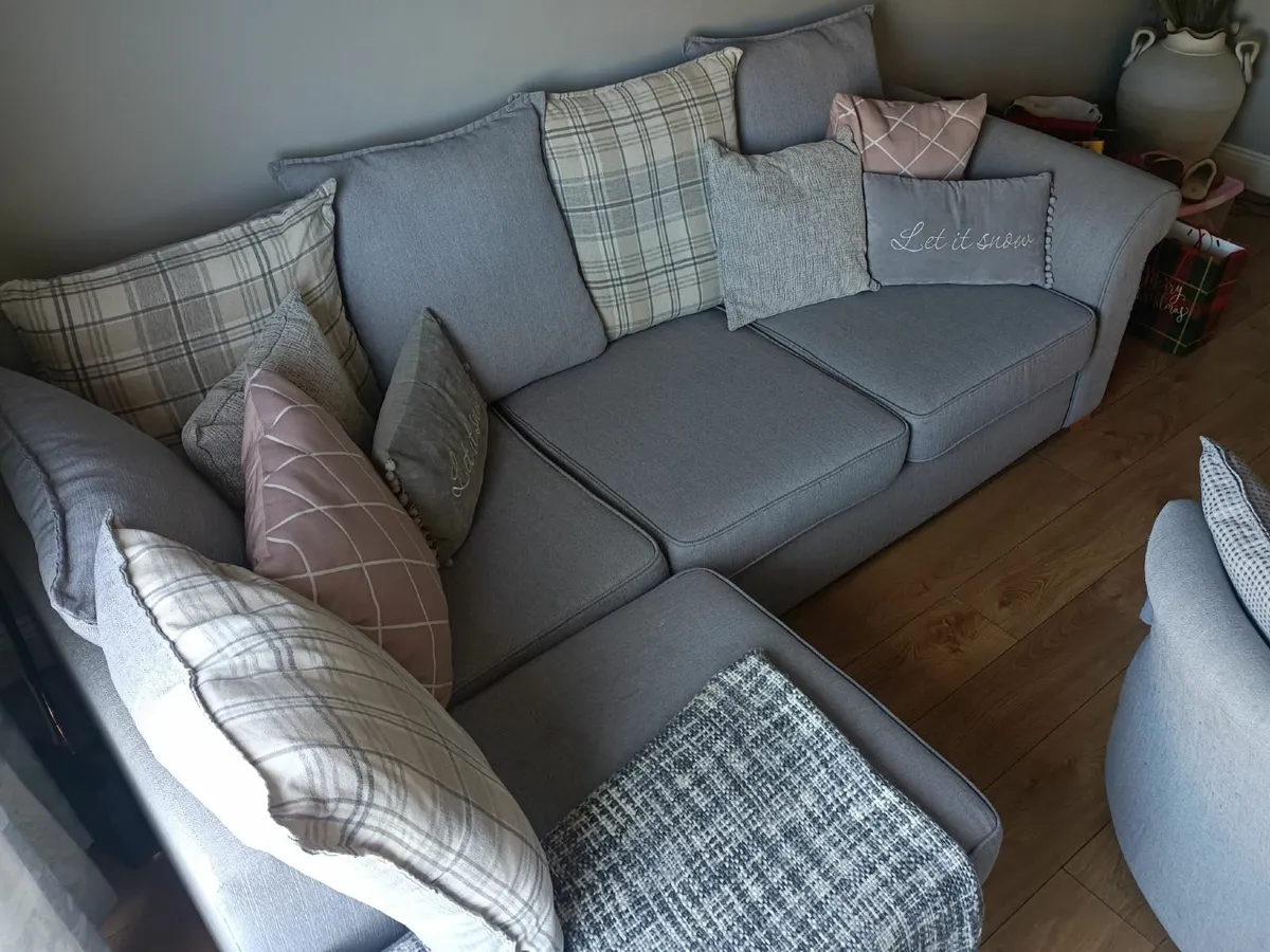 DFS sofa/Couch and cuddle chair - Image 3