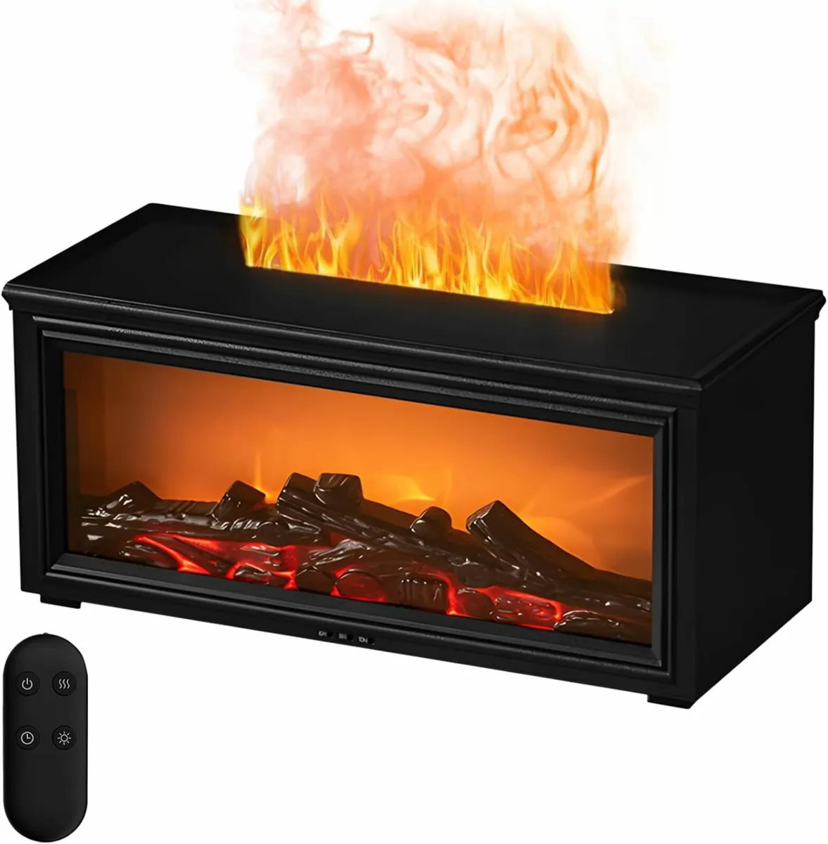 Fireplace Essential Oil Diffuser with Remote Contr